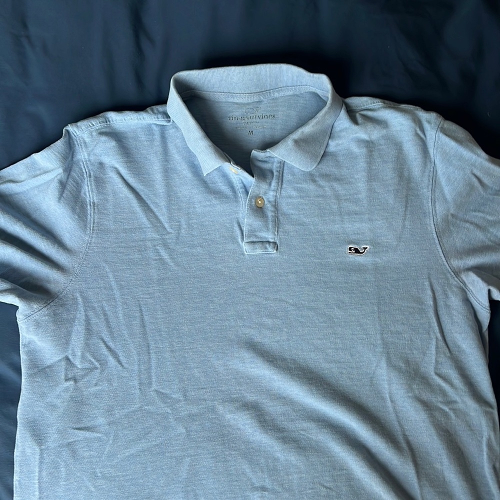 Teal Vineyard vines Classic Fit Polo